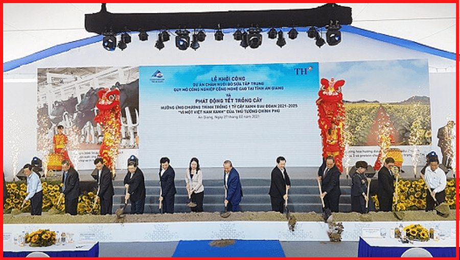 Khởi Công Dự Án Chăn Nuôi Bò Sữa Tập Trung Quy Mô Công Nghiệp Công Nghệ Cao Tại An Giang
